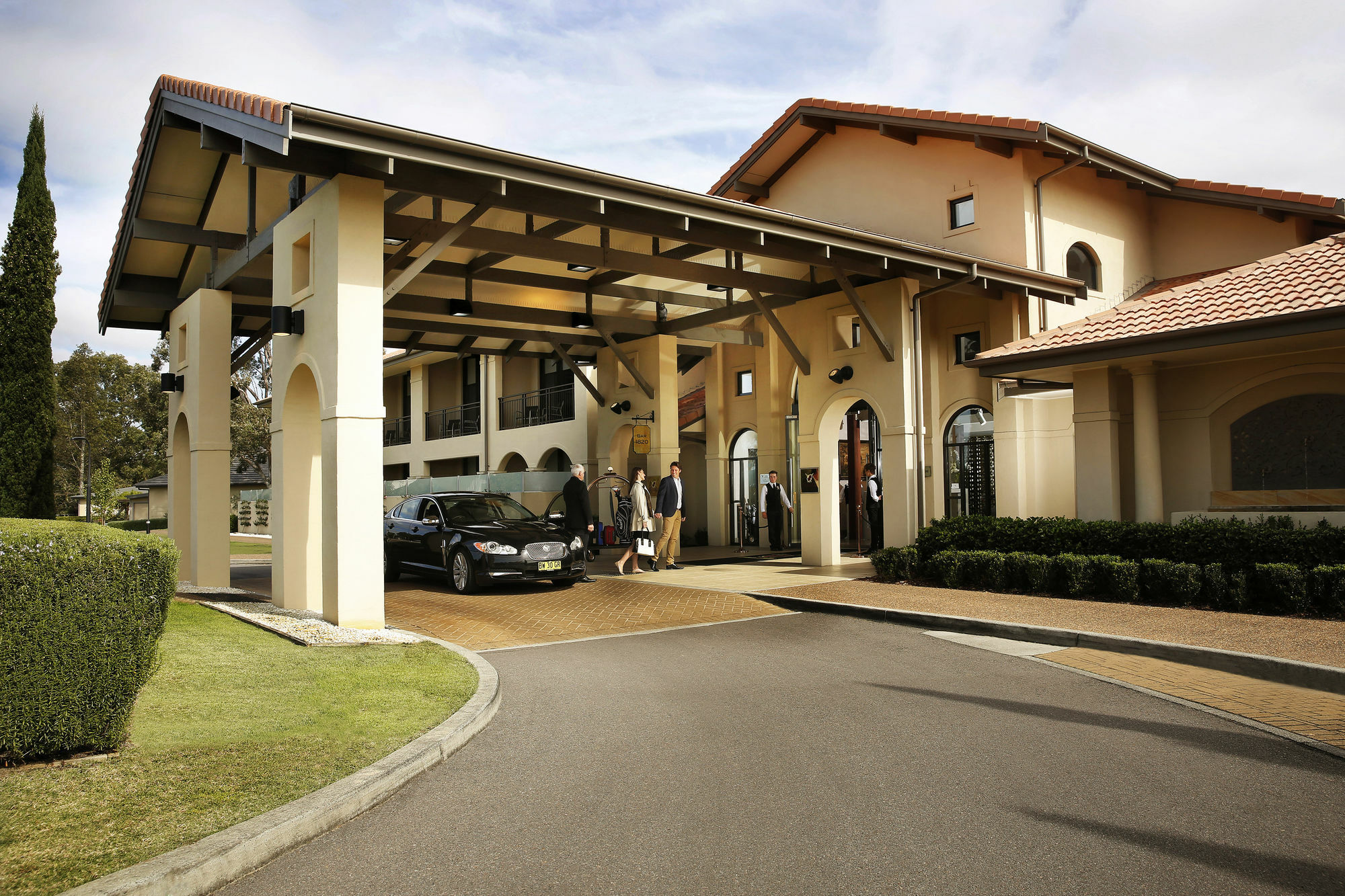 فندق شاتو إيلان آت ذا فينتدج هانتر فالي بوكولبن المظهر الخارجي الصورة Clubhouse at The Lakes Golf Club