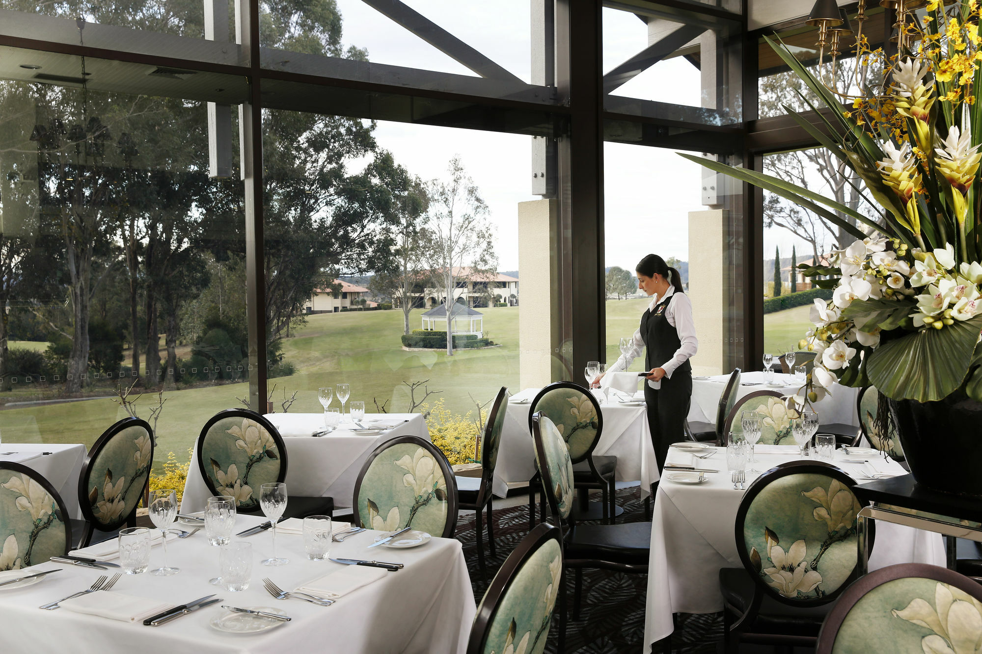 فندق شاتو إيلان آت ذا فينتدج هانتر فالي بوكولبن المظهر الخارجي الصورة The restaurant at the clubhouse